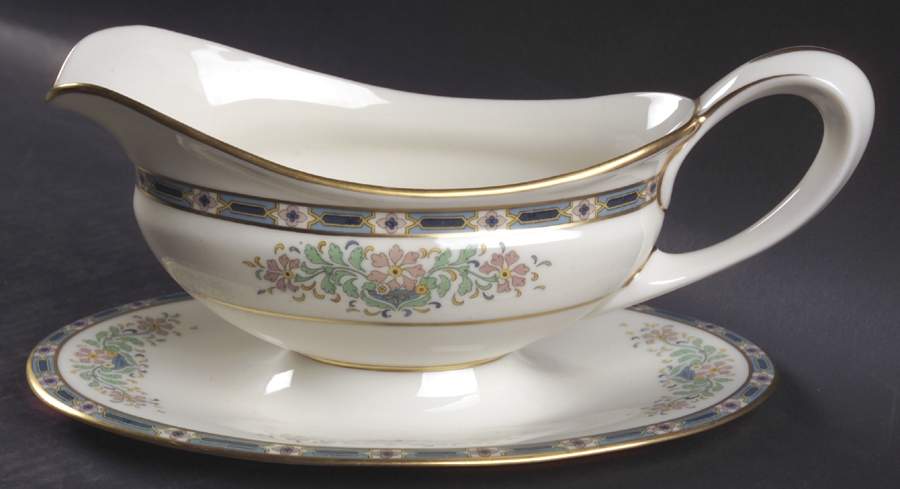 Mystic Gravy Boat with Attached Underplate by Lenox-1