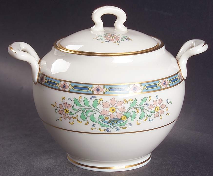 Mystic Shape 1670 Sugar Bowl & Lid by Lenox-1