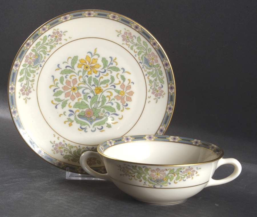 Mystic Flat Cream Soup & Saucer Set by Lenox-1