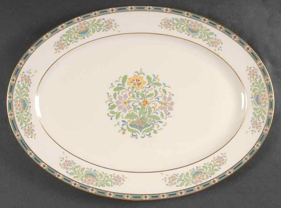 Mystic 15" Oval Serving Platter by Lenox-1