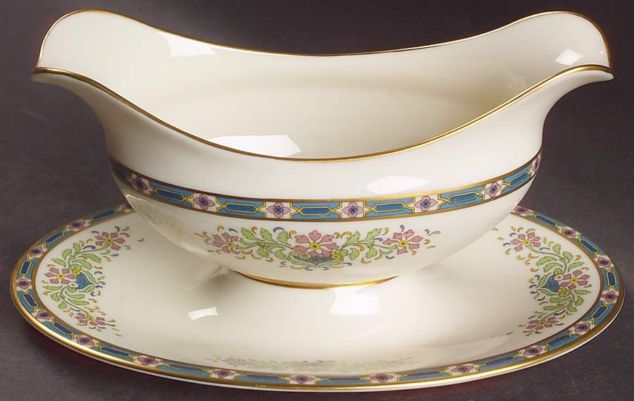 Mystic Gravy Boat with Attached Underplate by Lenox-1