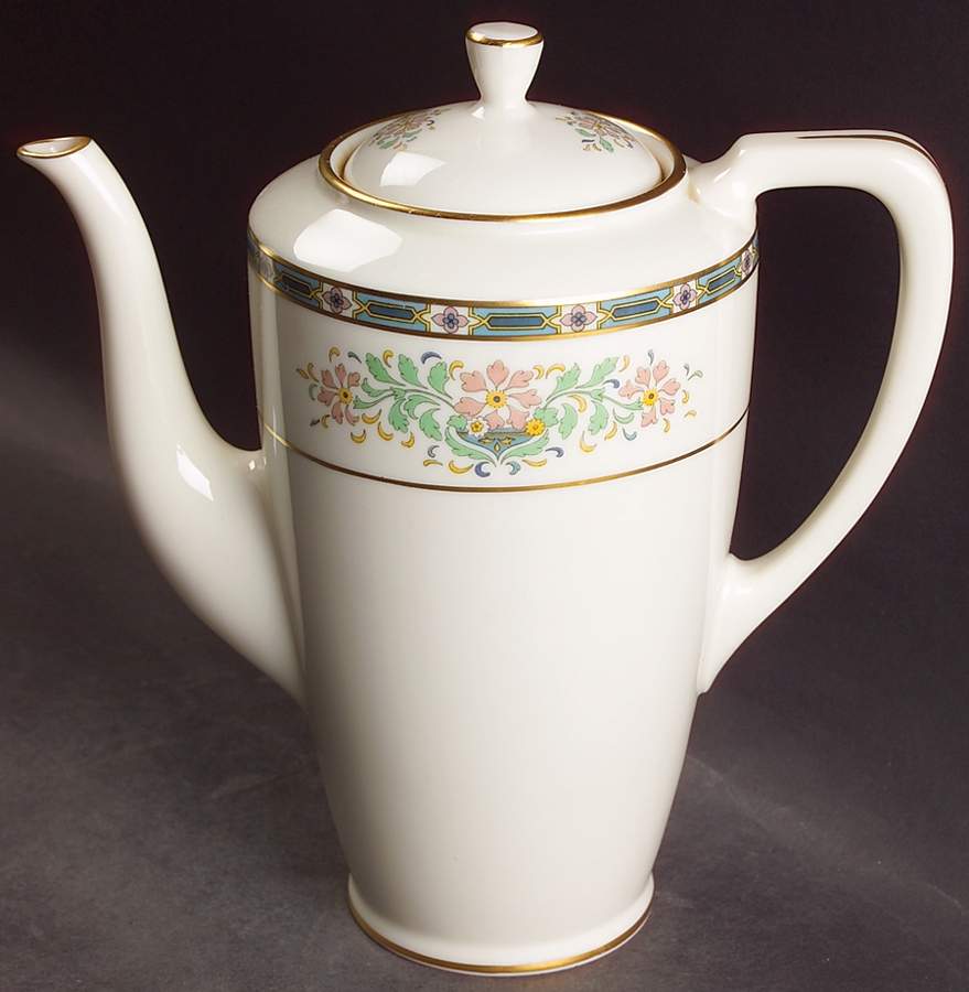 Mystic Shape 1960 Coffee Pot & Lid by Lenox-1