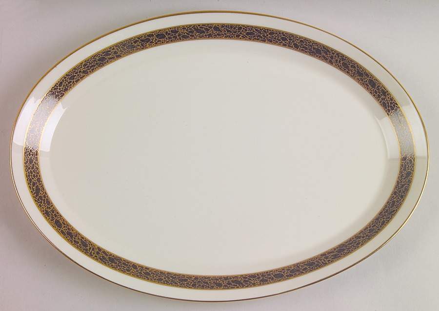 Mystique 15" Oval Serving Platter by Lenox-1
