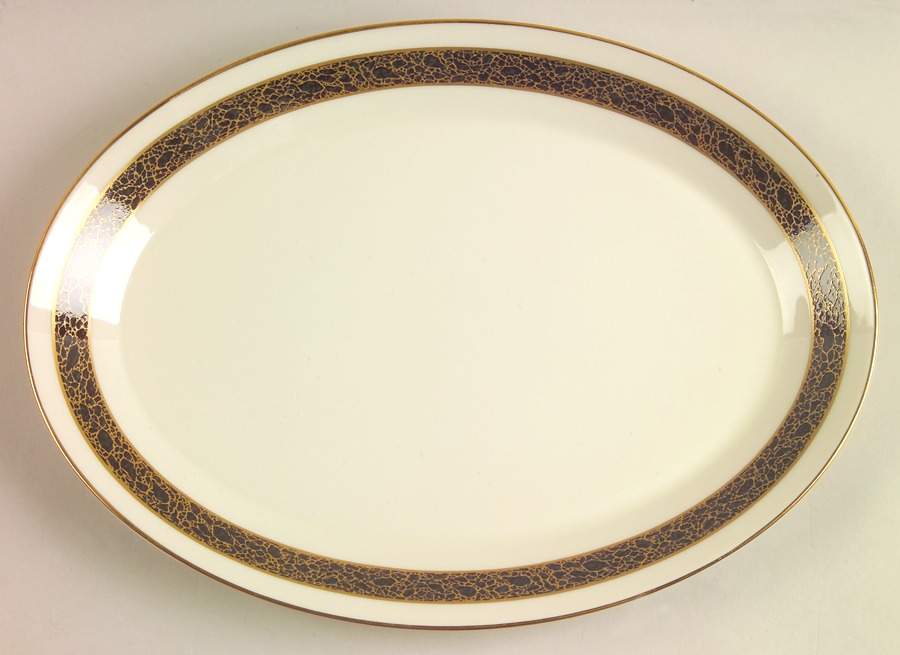 Mystique 13" Oval Serving Platter by Lenox-1