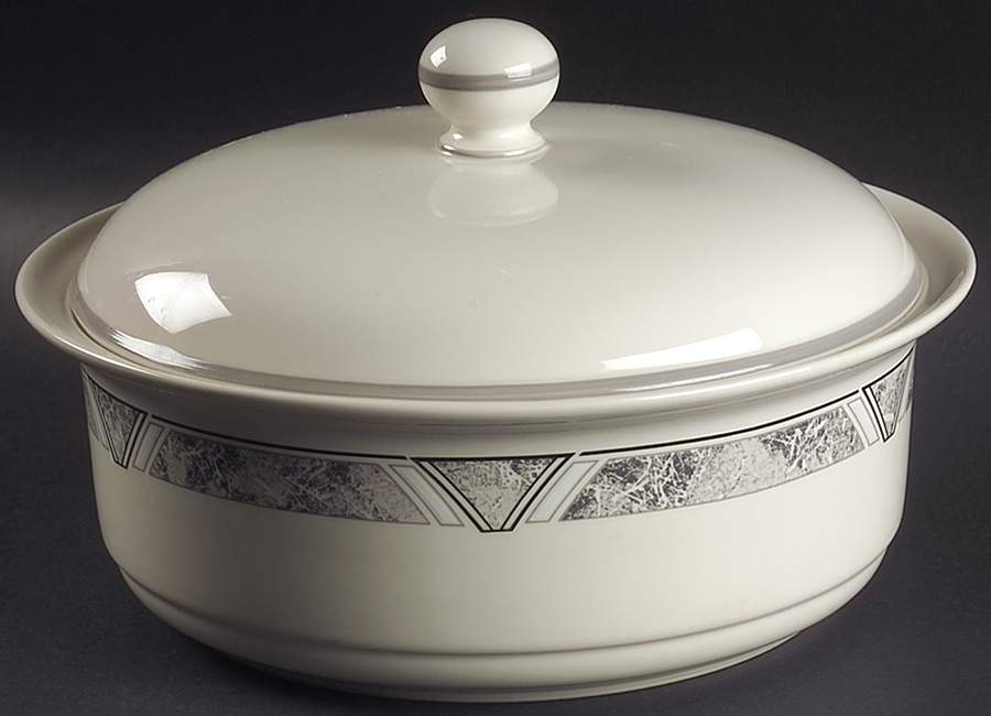 Natural Accent Granite 2 Qt Round Covered Casserole (Uses Casr9 + C2cvl) by Lenox-1