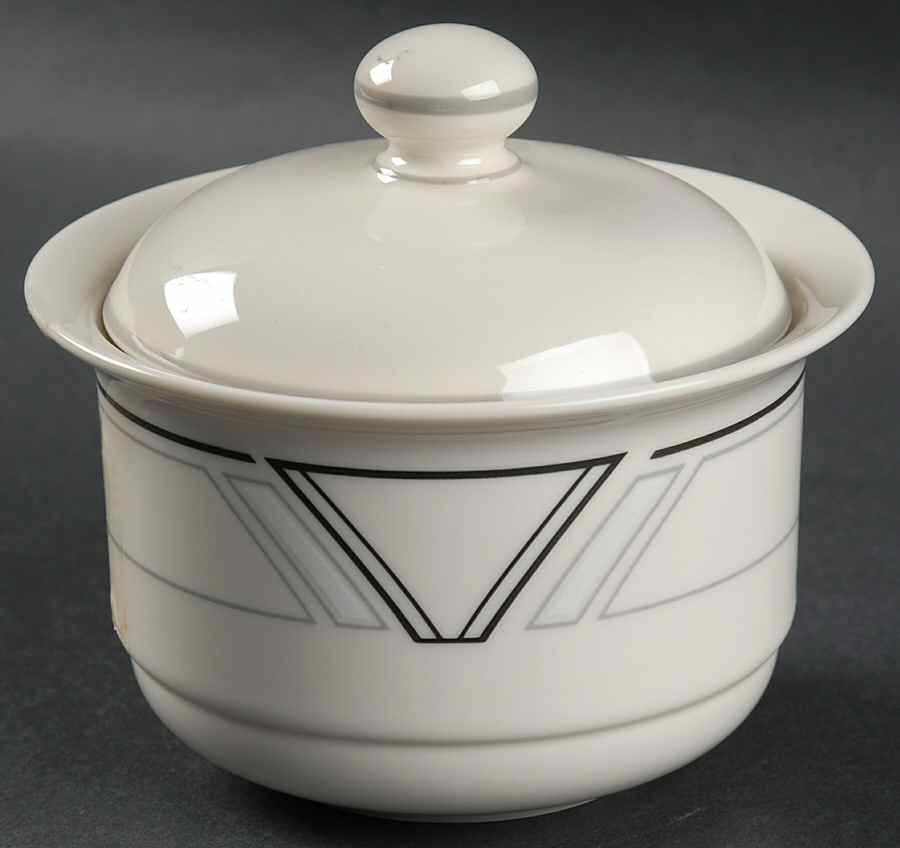 Natural Accent Slate Sugar Bowl & Lid by Lenox-1