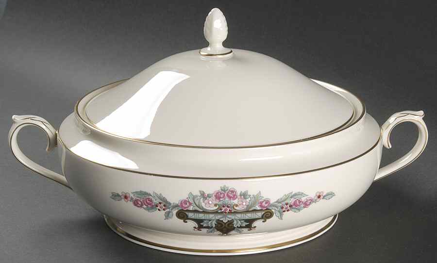 Newbury Square Round Covered Vegetable by Lenox-1