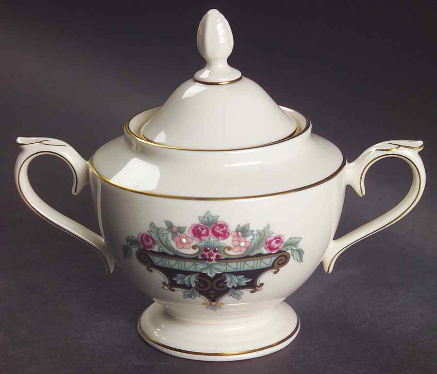 Newbury Square Sugar Bowl & Lid by Lenox-1