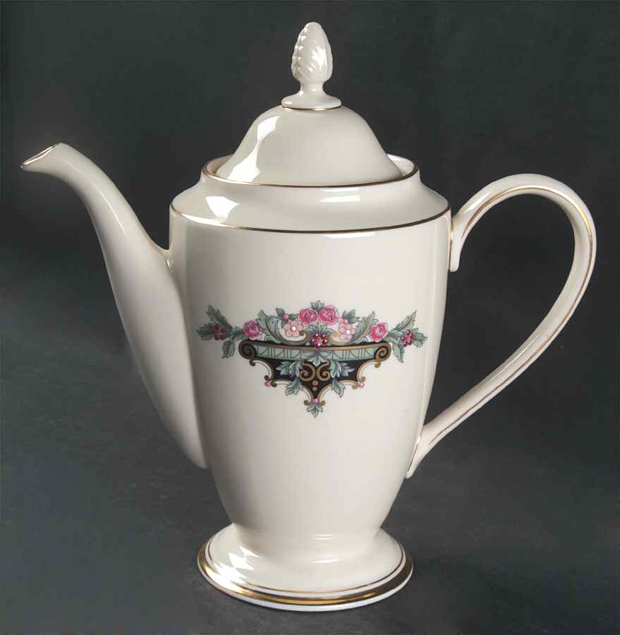 Newbury Square 1999 Shape Coffee Pot & Lid by Lenox-1