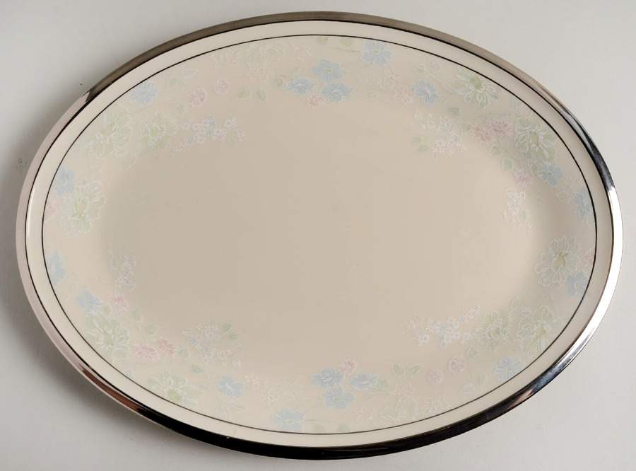 Nicole 14" Oval Serving Platter by Lenox-1