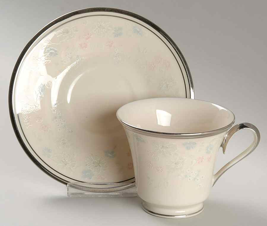 Nicole Footed Cup & Saucer Set by Lenox-1