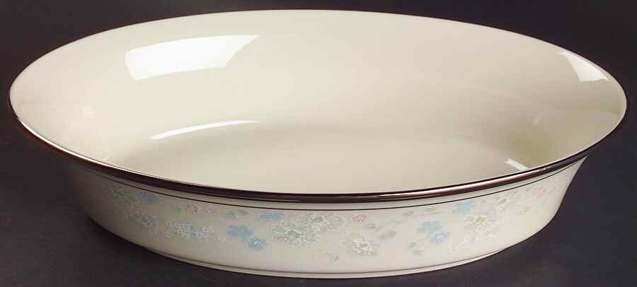Nicole 10" Oval Vegetable Bowl by Lenox-1