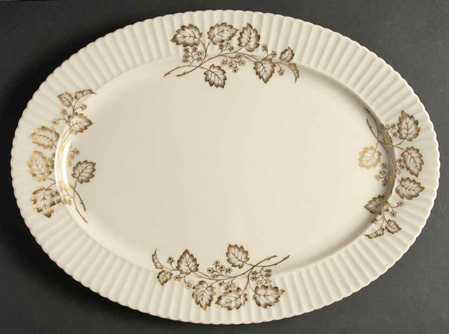 Nocturne 17" Oval Serving Platter by Lenox-1