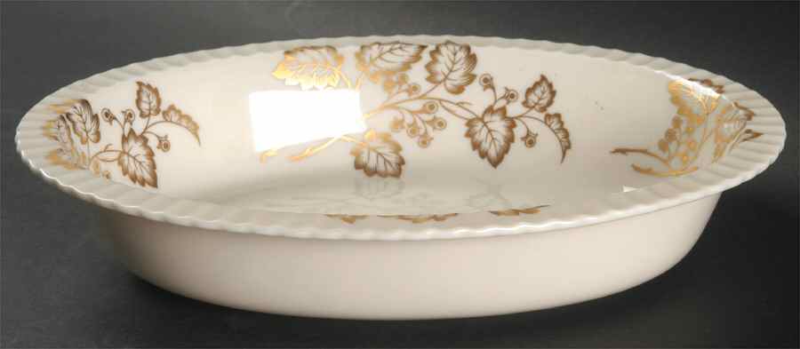 Nocturne 9" Oval Vegetable Bowl by Lenox-1