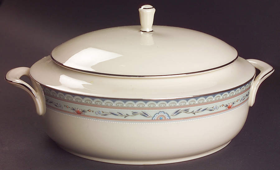Northern Lights Round Covered Vegetable by Lenox-1