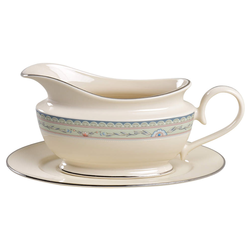 Northern Lights Gravy Boat & Underplate by Lenox-1