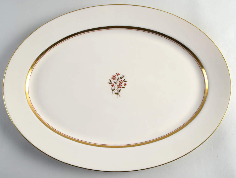 Nydia 17" Oval Serving Platter by Lenox-1