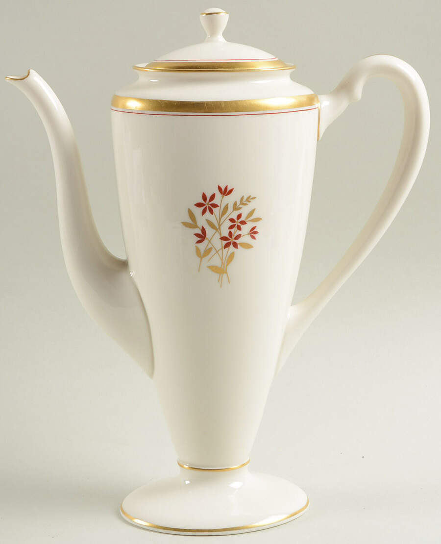 Nydia Shape 741 Coffee Pot & Lid by Lenox-1