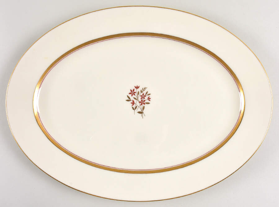 Nydia 15" Oval Serving Platter by Lenox-1