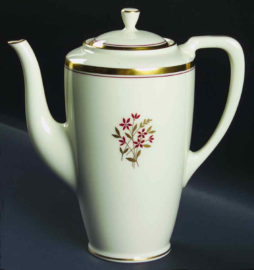 Nydia Shape 1960 Coffee Pot & Lid by Lenox-1