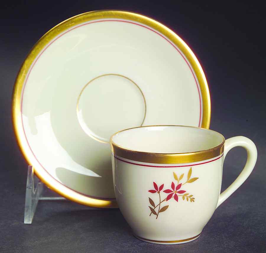 Nydia Flat Demitasse Cup & Saucer Set by Lenox-1