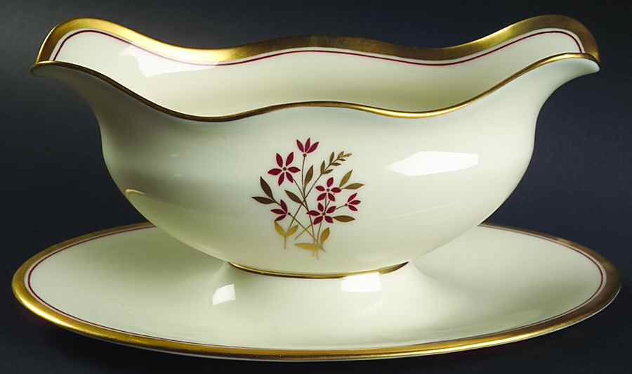 Nydia Gravy Boat with Attached Underplate by Lenox-1