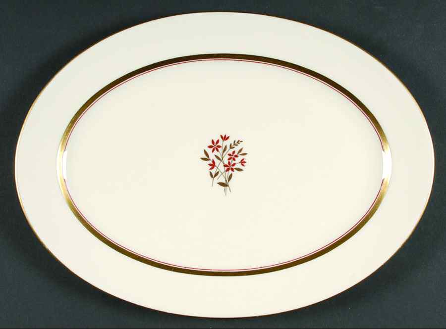 Nydia 13" Oval Serving Platter by Lenox-1