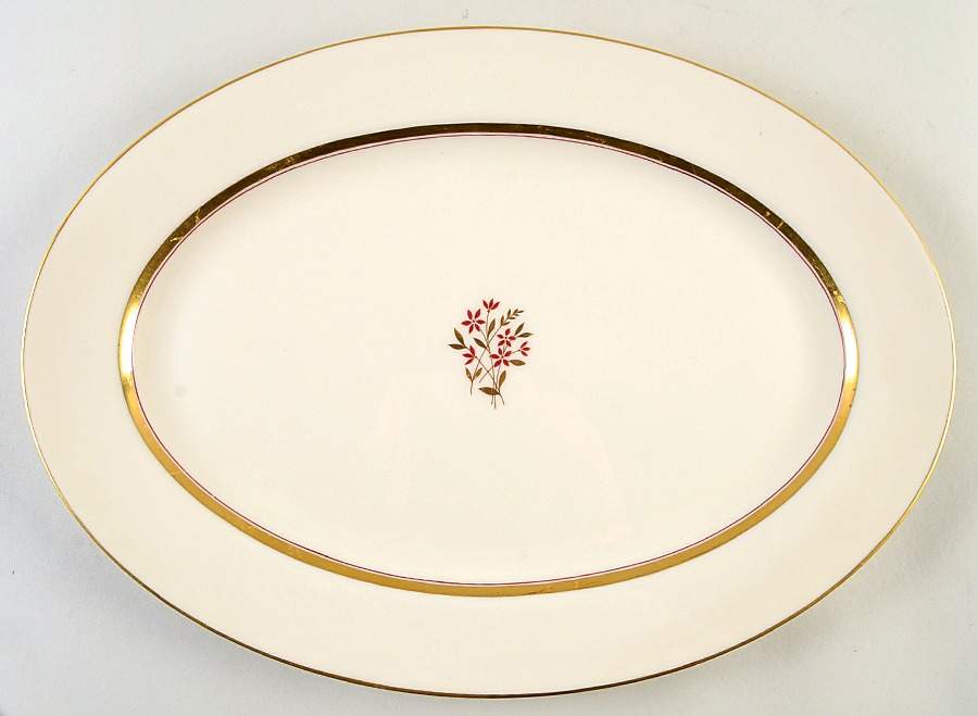 Nydia 16" Oval Serving Platter by Lenox-1
