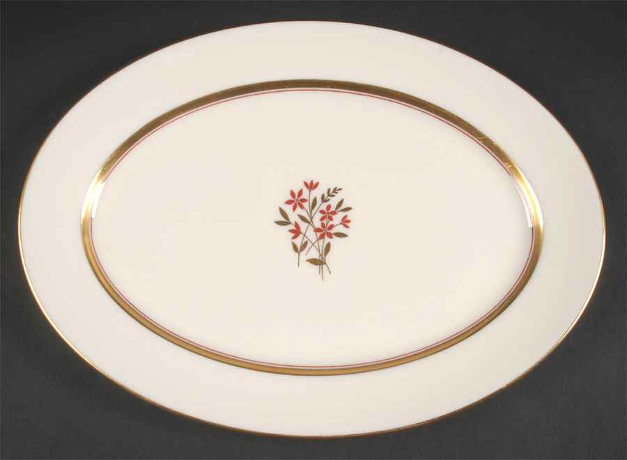 Nydia 11" Oval Serving Platter by Lenox-1
