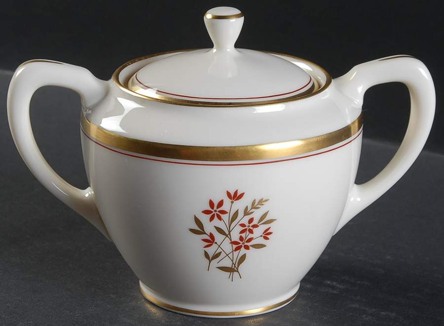 Nydia Sugar Bowl & Lid by Lenox-1
