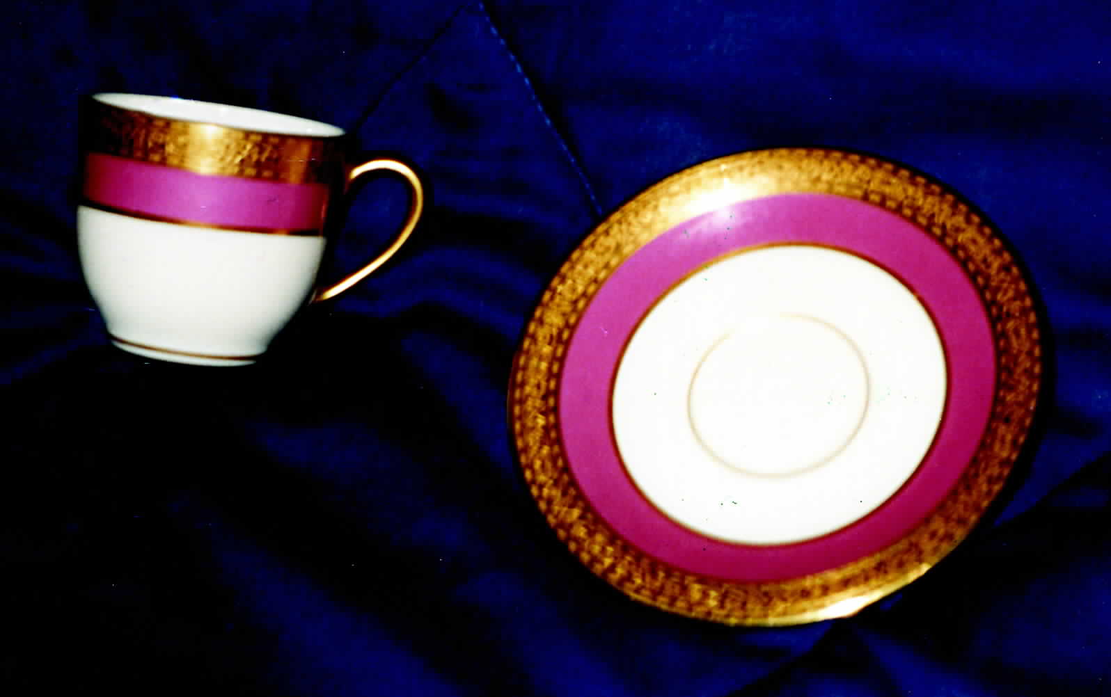 Stanford Old Rose Flat Cup & Saucer Set by Lenox-1