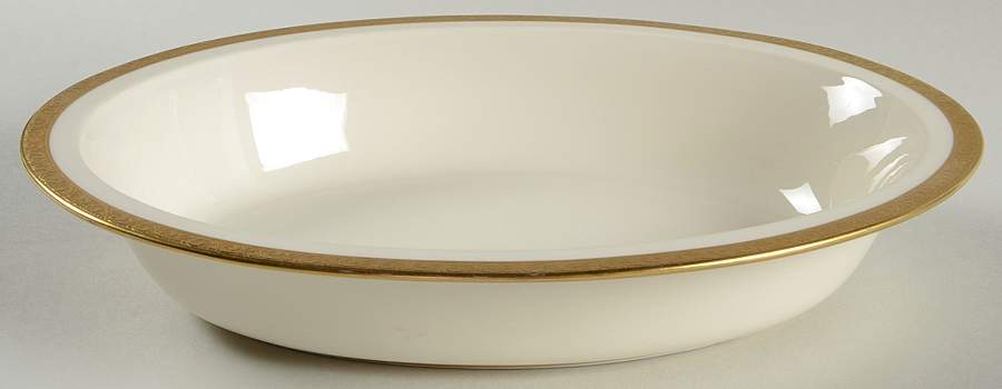 O14 10" Oval Vegetable Bowl by Lenox-1