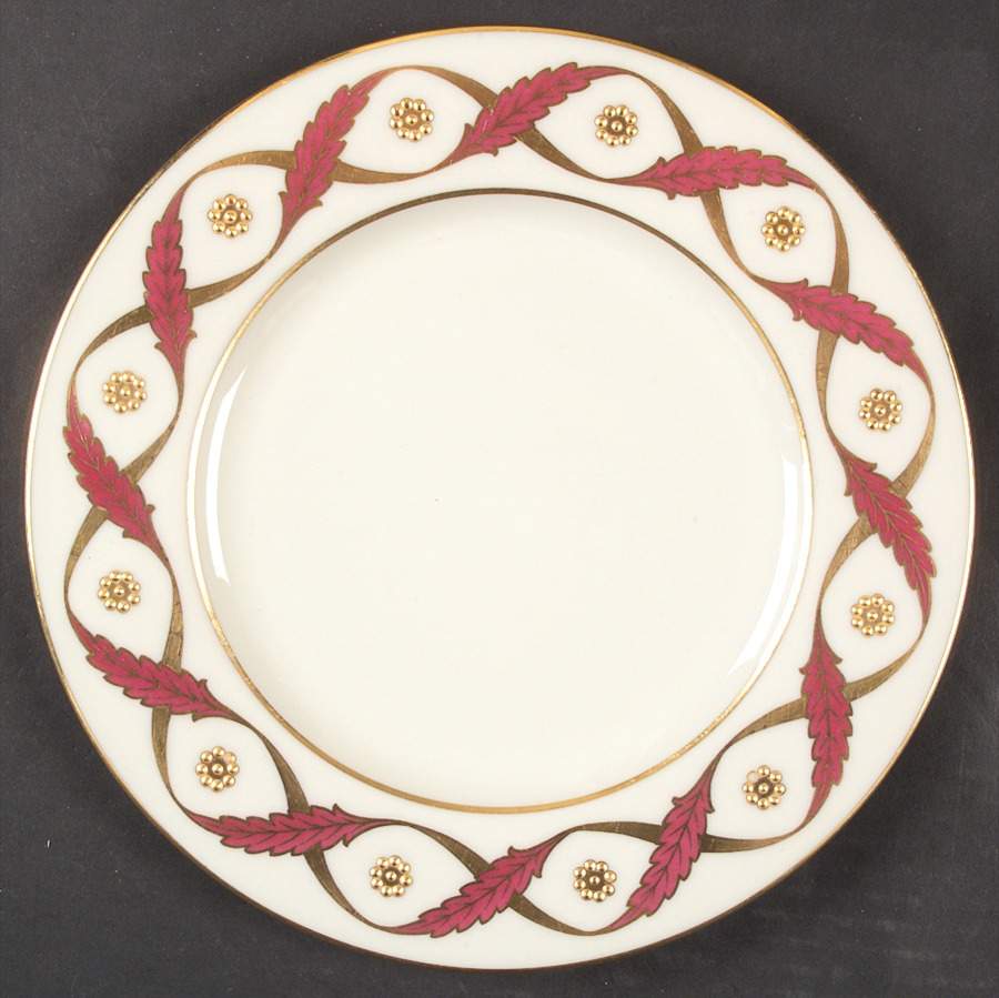O305R Maroon (Smooth) Dinner Plate by Lenox-1