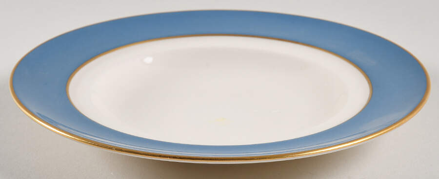 O46D Turquoise and Grey (Smooth) Butter/Muffin No Lid by Lenox-1