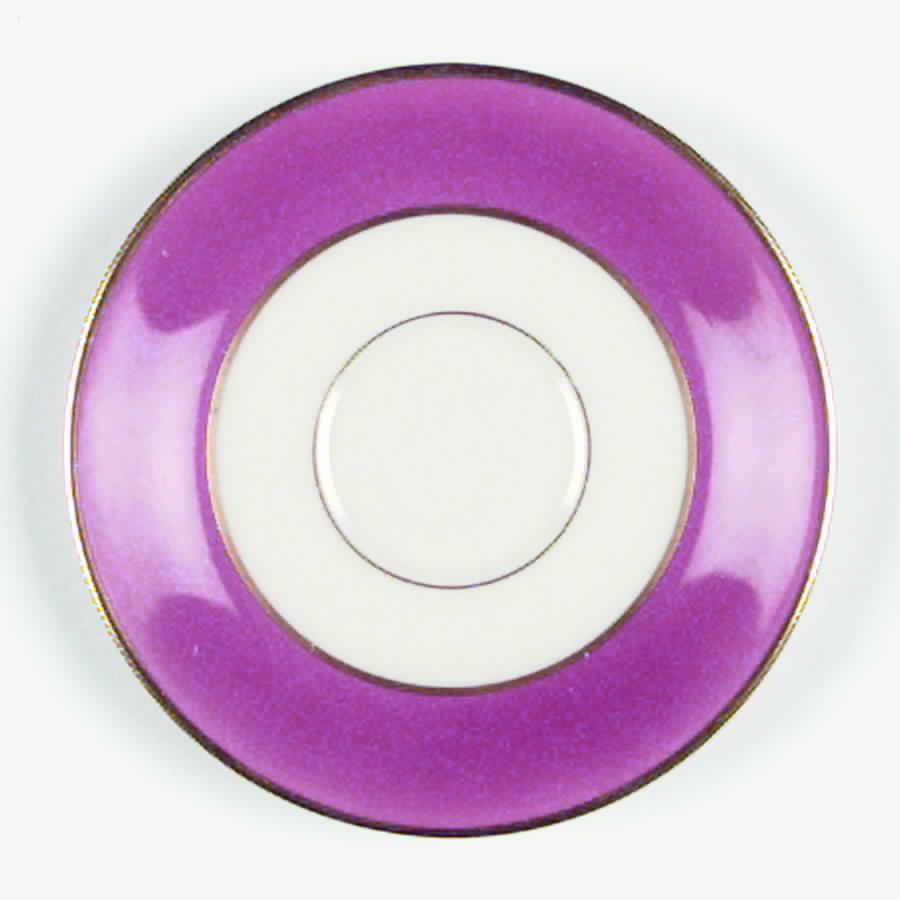 O46F Mauve Saucer for Demitasse Cup by Lenox-1