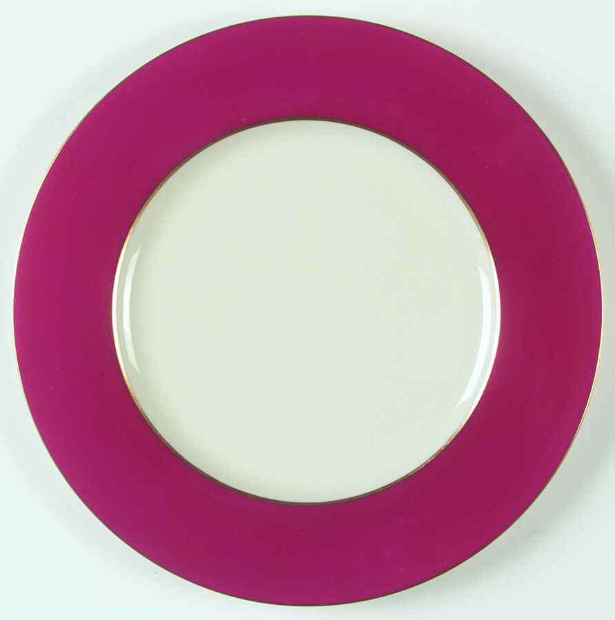 O46H Maroon-Smooth Dinner Plate by Lenox-1