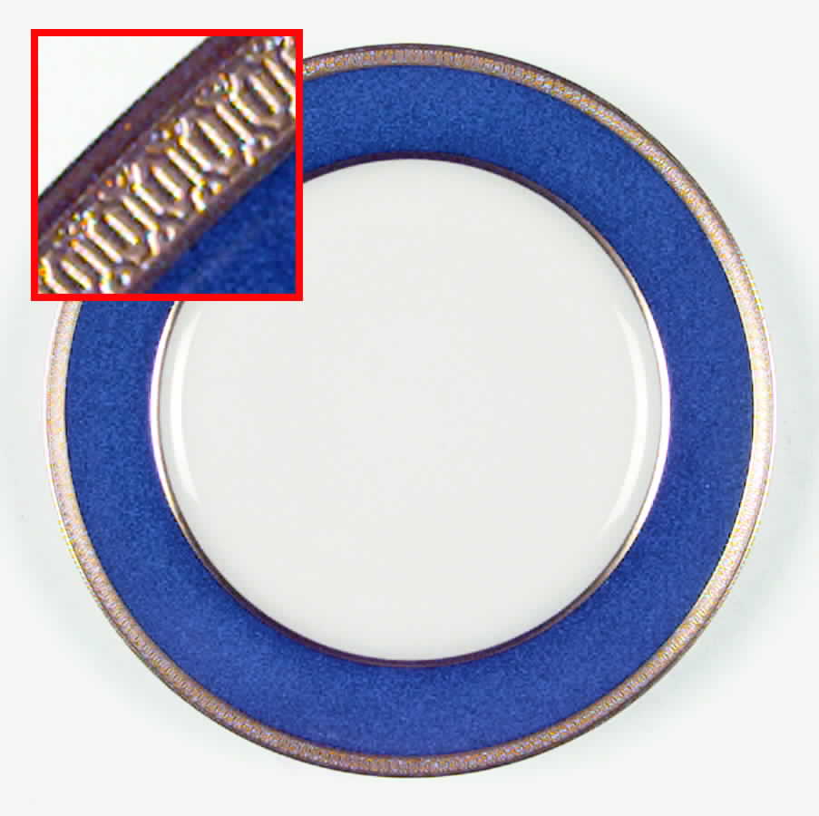 O49A Chinese Blue Bread & Butter Plate by Lenox-1