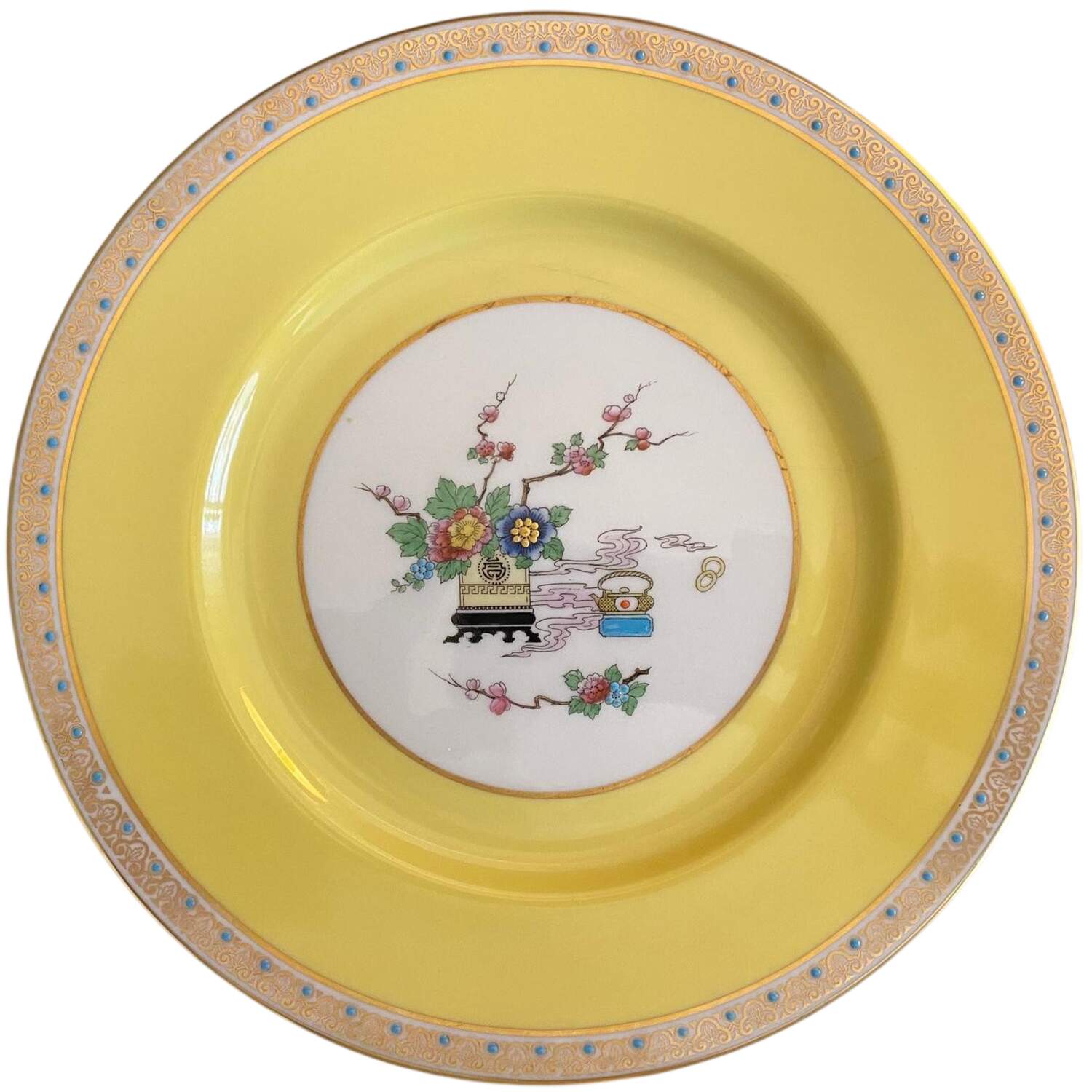 O58 Yellow Service Plate (Charger) by Lenox-1