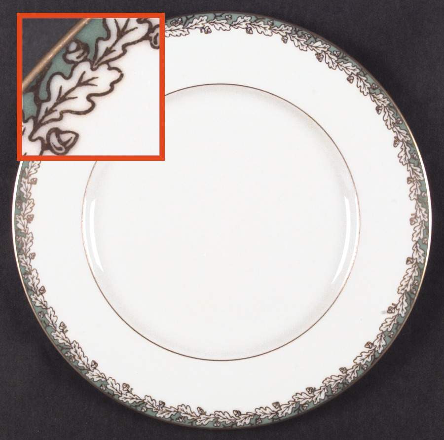 Oakleaf Green Dinner Plate by Lenox-1