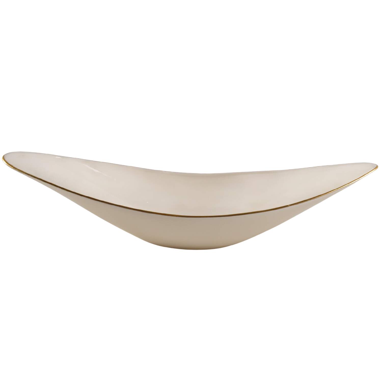 Olympia Gold 15" Large Oval Bowl by Lenox-1