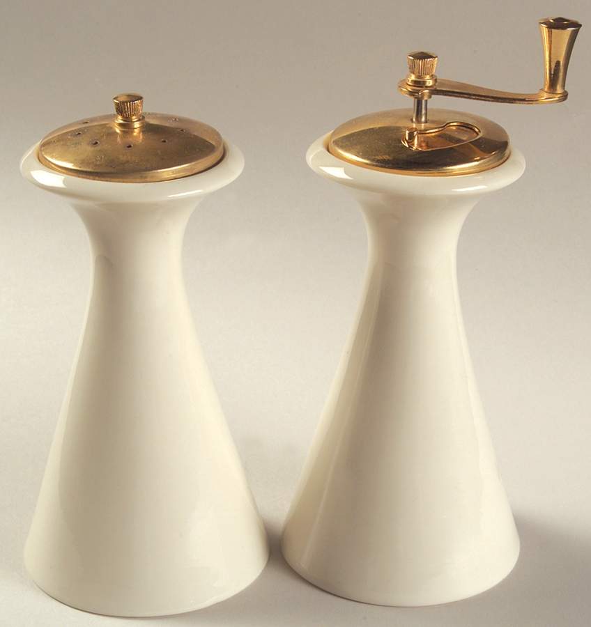 Olympia Gold Salt Mill & Pepper Mill Set by Lenox-1