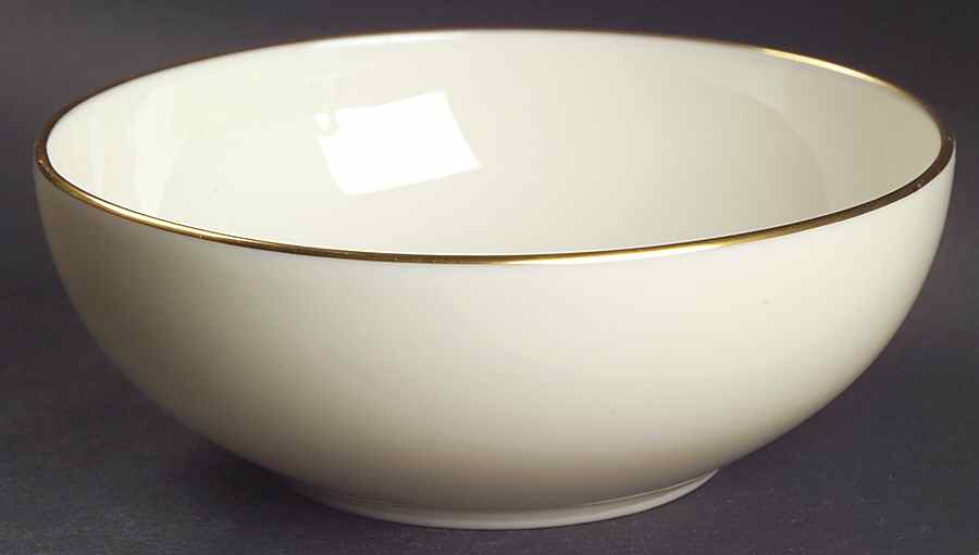 Olympia Gold Coupe Cereal Bowl by Lenox-1