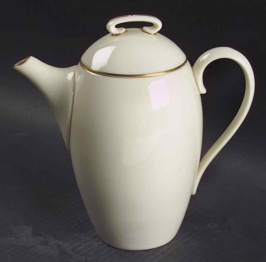Olympia Gold Coffee Pot & Lid by Lenox-1