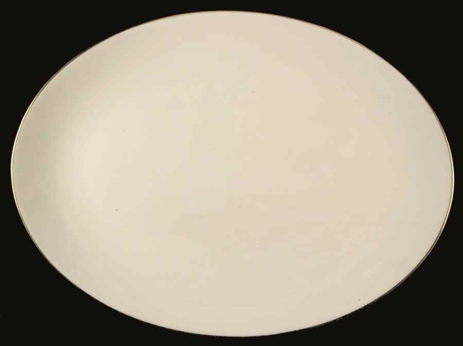 Olympia Gold 17" Oval Serving Platter by Lenox-1