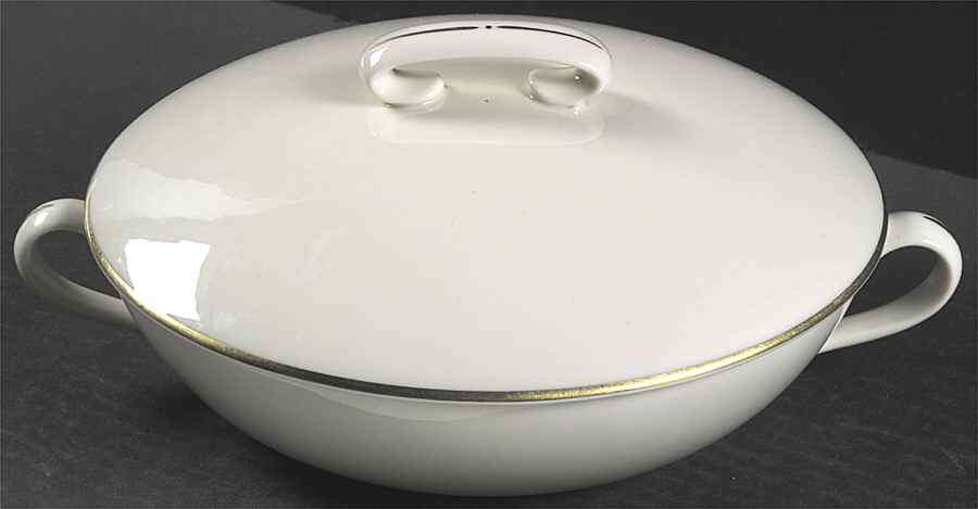 Olympia Gold Round Covered Vegetable by Lenox-1