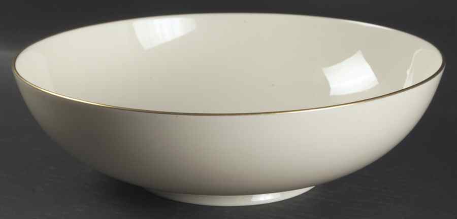 Olympia Gold 10" Large Salad Serving Bowl by Lenox-1