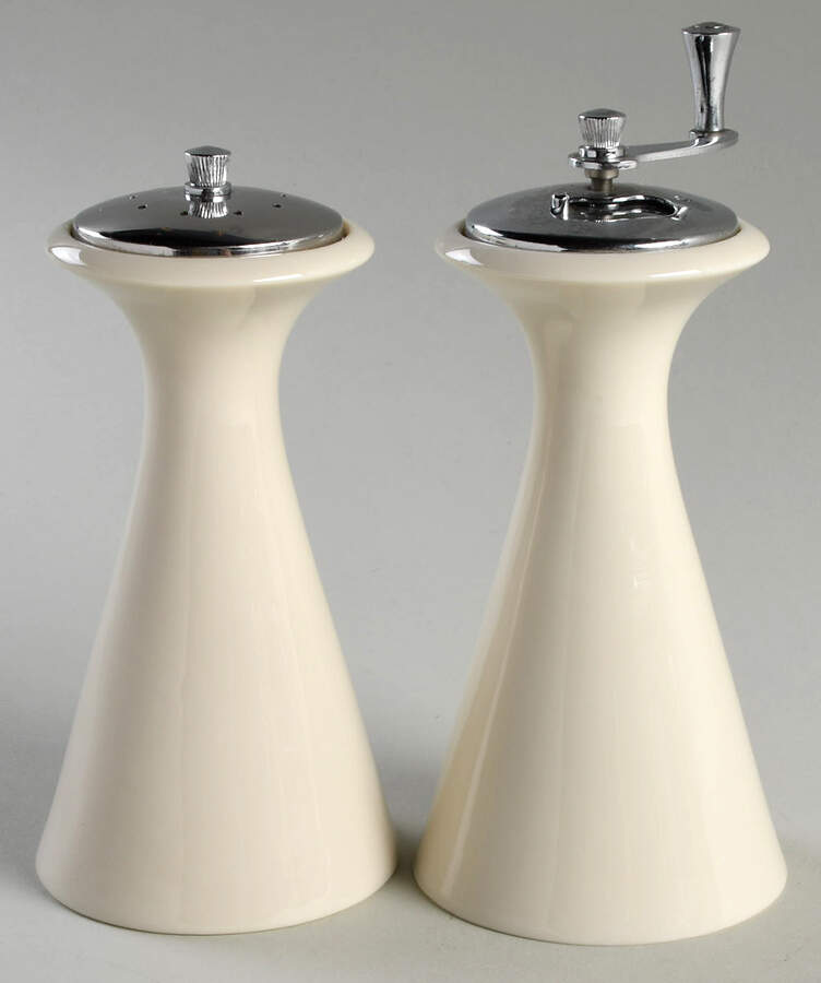 Olympia Platinum Salt Mill & Pepper Mill Set (SALMM1 & PEMM1) by Lenox-1