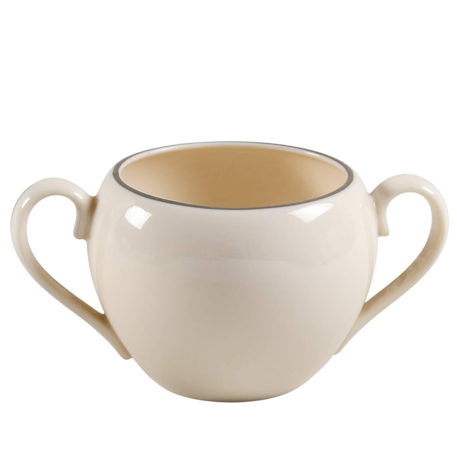 Olympia Platinum Sugar Bowl No Lid by Lenox-1