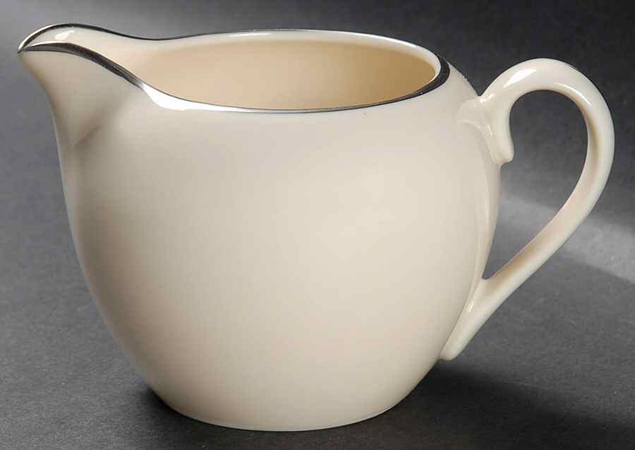 Olympia Platinum Creamer by Lenox-1