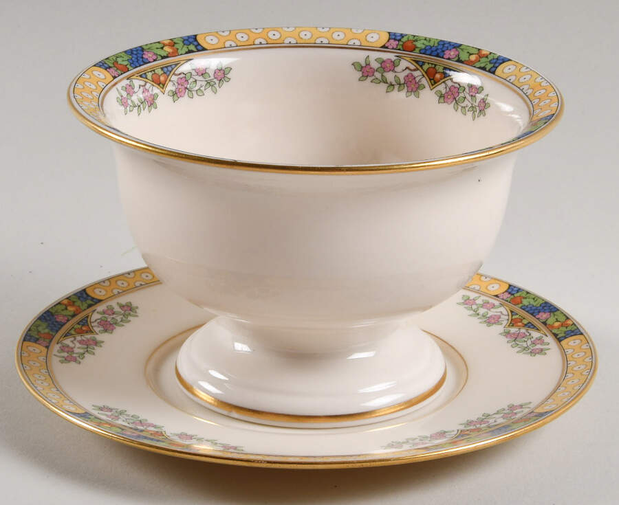 The Orchard Mayonnaise Bowl & Underplate by Lenox-1